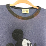 Walt Disney World Mickey Bleached Collar Tee- Size L