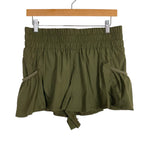 Free People Movement Olive Lined Shorts- Size M