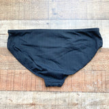 Albion Black Ribbed Bikini Bottoms- Size S (we have matching top)