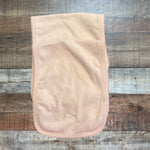 Mudpie Pink with White Bow Set of Two Burp Cloths (sold as a set)