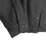 BYLT Premium Basics Black Linen Blend Back to Basics Long Sleeve Collar Button Down NWT- Size S