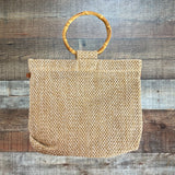 No Brand Bamboo Handle Bag (See Notes)