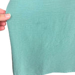La Miel Dark Mint Green with Pocket V-Neck Top- Size M (see notes)