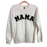 Gildan White MAMA Sweatshirt- Size S