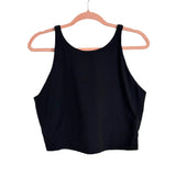 Lululemon Black Built in Shelf Bra Cropped Tank- Size 14