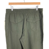 Search for Sanity Olive Linen Joggers NWT- Size L