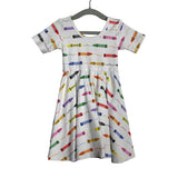 Nola Tawk Crayon Print Dress- Size 3T (see notes)