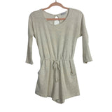 Dainty Hooligan Oatmeal Back Cut Out Romper- Size ~S (see notes, no size tag, fits like a small)