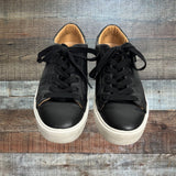 GREATS Brooklyn Black Royal Platform Leather Sneakers - Size US 7