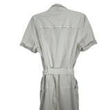 Paige Cream Denim Jumpsuit- Size 12 (see notes)