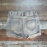 Cat & Jack Super Stretch Rolled Hem Denim Shorts- Size 2T
