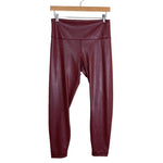 Lululemon Wine Shimmer Cropped Leggings- Size 10 (Inseam 24”)