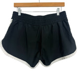 Under Armour Black and White Drawstring Waist Shorts with Liner- Size M (see notes)