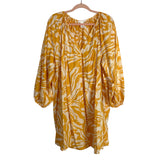 H&M White and Yellow Printed Dress- Size XXL