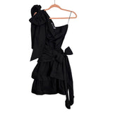 Elliatt Black One Shoulder Bow Gwen Dress NWT - Size S