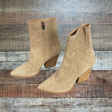 Steve Madden Tan Suede Rickki Boots- Size 7.5 (see notes)