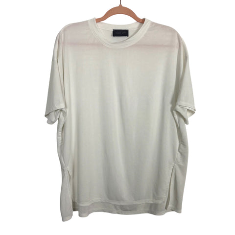 Hudson Gray White Side Slit Top - Size S
