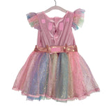 Spirit Sparkly Unicorn with Headband Costume- Size 2T (see notes, sold as a set)