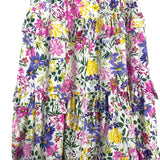 ASTR The Label Floral Tiered Dress with Slit- Size L
