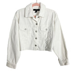 Forever21 Cream Ribbed Corduroy Cropped Jacket- Size S (sold out online)