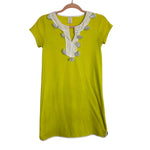 J. Crew Crewcuts Neon with White Tassel Trim Dress- Size 14 Girls (see notes)