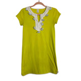 J. Crew Crewcuts Neon with White Tassel Trim Dress- Size 14 Girls (see notes)