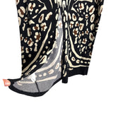 Cleobella Black Animal Print Organic Carmella Ankle Dress NWT- Size XS (sold out online)