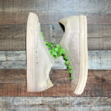 P448 Camo Iridescent Green Sparkle Lace Sneakers - Size 37 (See Notes)