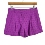 Draper James Purple Eyelet Shorts NWT- Size 0 (we have matching top)