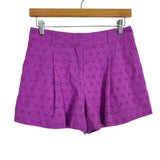 Draper James Purple Eyelet Shorts NWT- Size 0 (we have matching top)