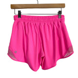 Lululemon Hot Pink with Side Mesh Running Shorts- Size 8 Tall