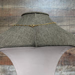 Jill Makes Gold P Necklace NWT