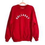 Girl Tribe Co. Red Holladay Sweatshirt- Size L (sold out online)