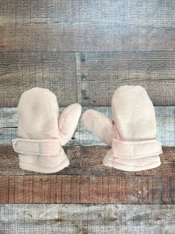 No Brand Light Pink Kids Mittens - Size ~24M (No Size Tag, Fit Like 24M - See Notes)