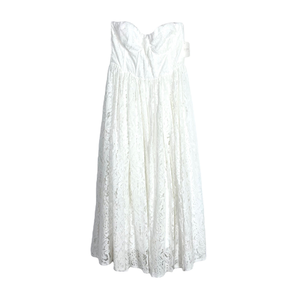 Altar'd State White Lace Corset Strapless Dress NWT- Size S Altar'd State White Lace Corset Strapless Dress NWT- Size S