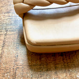 Dolce Vita Mocha Braided Double Strap Ashby Block Heels- Size 7 (see notes, sold out online)