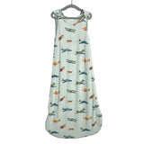 Angel Dear Light Blue Airplanes Sleeveless Sleep Sack- Size 0-6M