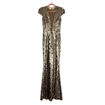 Dress The Population Sequin Mesh Gown NWT - Size XS