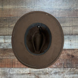 Crown Vintage Brown Belted Hat NWT