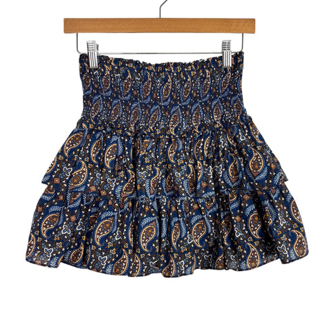 Janie And Jack Blue Paisley Skirt - Size 14 Girls