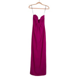 Lulus Magenta Cutout U-Bar Maxi Dress NWT- Size XS