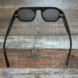 Sardine Louie Black Marble Frame Sunglasses with Case