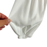 Do + Be White Smocked Ruffle Top- Size S (see notes)