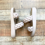 Steve Madden Braided Double Strap Sandals- Size 10 (see notes)