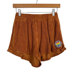 Beach Riot Rust Terry Cloth Shorts - Size S (See Notes)