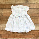 Beaufort Bonnet Company Flowers and Bows with Back Bow Smocked Dress- Size 3T