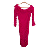 No Brand Pink Rouched Dress - Size L