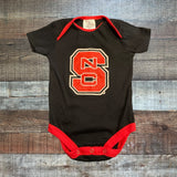 Rivalry Threads 91 NC State Set of Three Onesies- Size 3-6M (sold as a set)