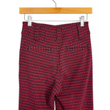 Maeve The Naomi Red Print Wide Leg Pants - Size US 0 (Inseam 29")