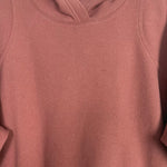 Bella Dusty Rose Ribbed Hooded Pullover- Size ~M (see notes, no size tag, fits like a medium)